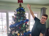 34 Decorating the Christmas tree at home - December 07, 2025